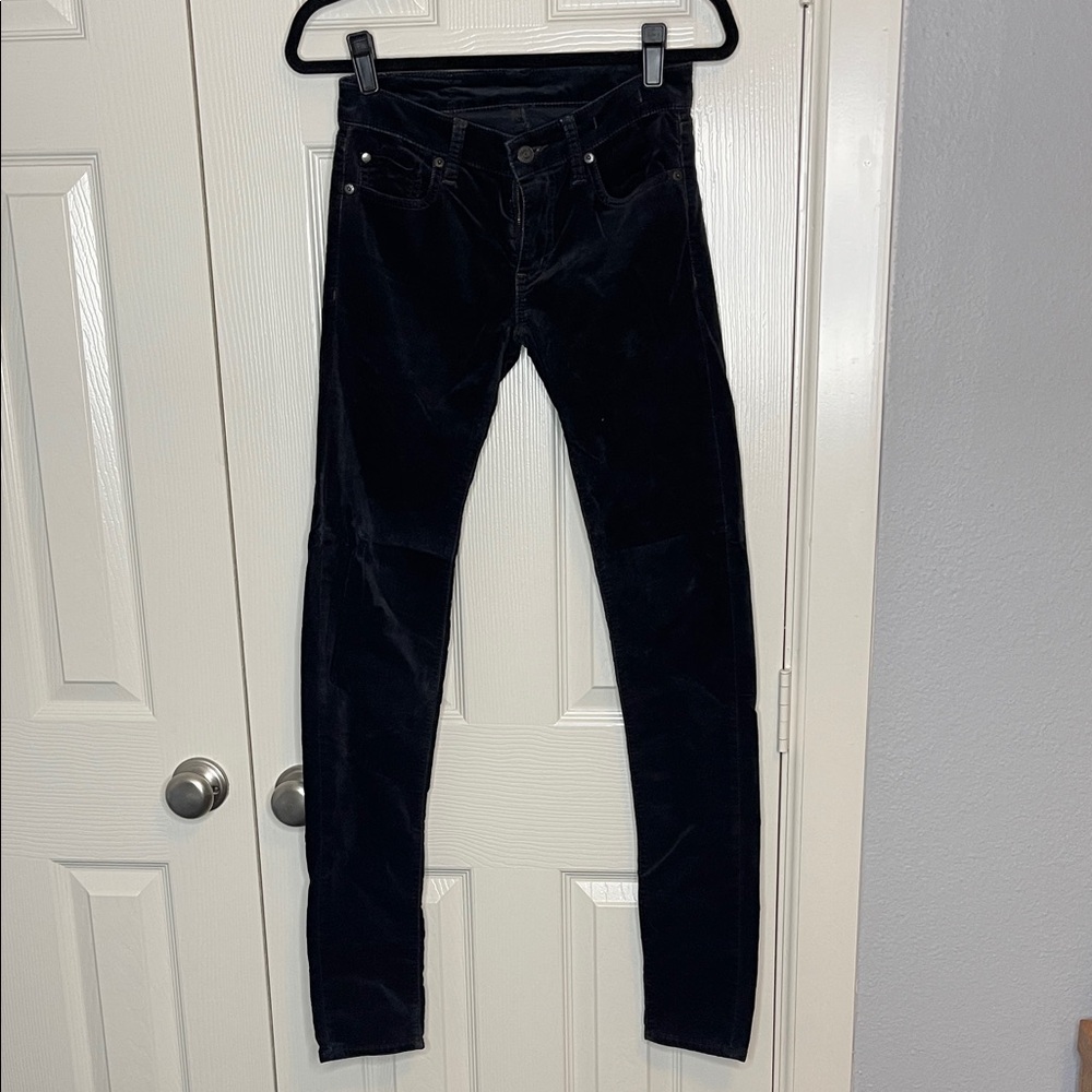 Denim & Supply Ralph Lauren Corduroy skinny black pants